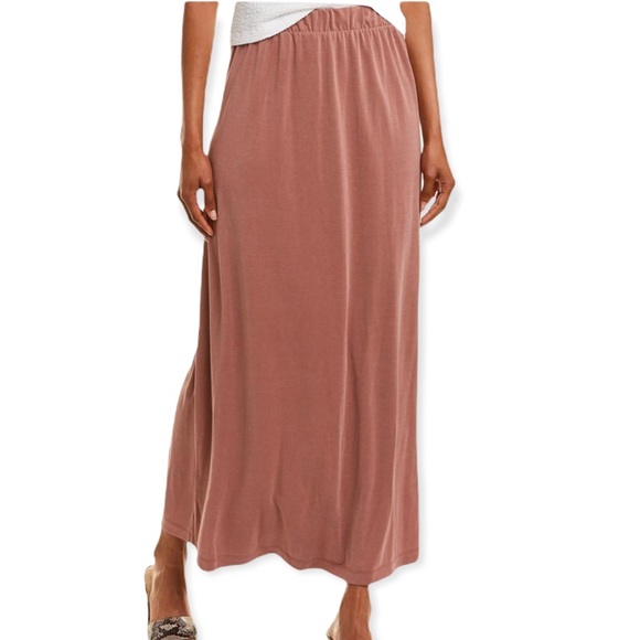 Club Monaco Sandwash Maxi Skirt - Picture 1 of 4